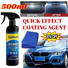 Sopami For Car Motorcycle Ceramic Protection Car Coating Spray Quick Wax NEW