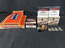 Lot of Lionel Train Accessories Track Clips, Bumpers, Crossover Track, plus