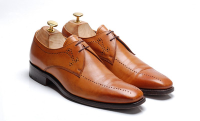Savile Row by BARKER hellbraune Derby Schuhe - `314226` UK 6 F US 7 EU 40