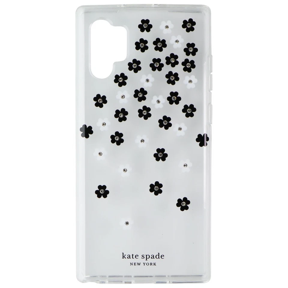 Funda rígida Kate Spade para Galaxy Note10+ y Note10+ (5G) - Flores transparentes/dispersas Foto 2 de 3