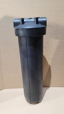20" Big Black Filter Housing / Black Sump 1" Without Pressure Relief