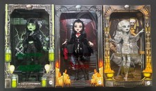 Monster High Skullector X Universal Monster Frankenstein Dracula Mummy ALL 3 NIB