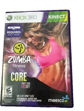 Zumba Fitness Core Party Your Abs Off KINECT Game XBOX360 -USED
