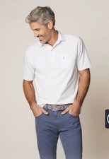 Johnnie-O Men's Original 4-Button Polo Shirt Coastal Wash, Size M