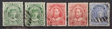 Newfoundland 1911 Coronation Short Set 1c-5c  Used  sg 117-121