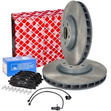FEBI Bremsscheiben 349mm ATE Beläge Satz Vorne für AUDI A6 C8 A7 4KA