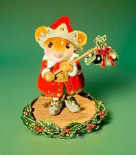 Wee Forest Folk M-728 KISS ME KRINGLE. Retired 2025. Fast Free Shipping!