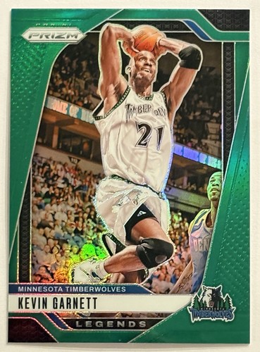 2024-25 Panini Prizm - Legends Kevin Garnett #203 Green Prizm