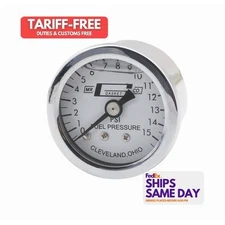Mr Gasket 1563, One Liquid Filled Pressure Gauge 0-15Lb Performance Racing Parts