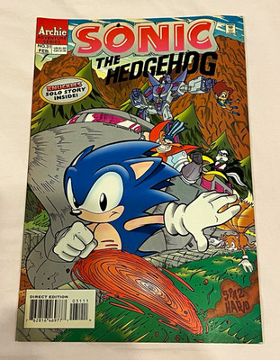 Sonic the Hedgehog #31 Archie Comics 1996 Knuckles Solo Story Direct Edition
