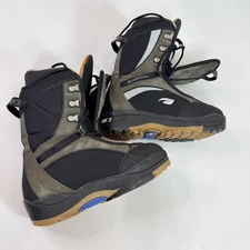 K2 Jupiter Snowboard Boots Mens 10.5 Black Gray Lace Up All Mountain Freestyle