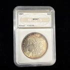 1881 P Morgan Silver Dollar NGS MS67