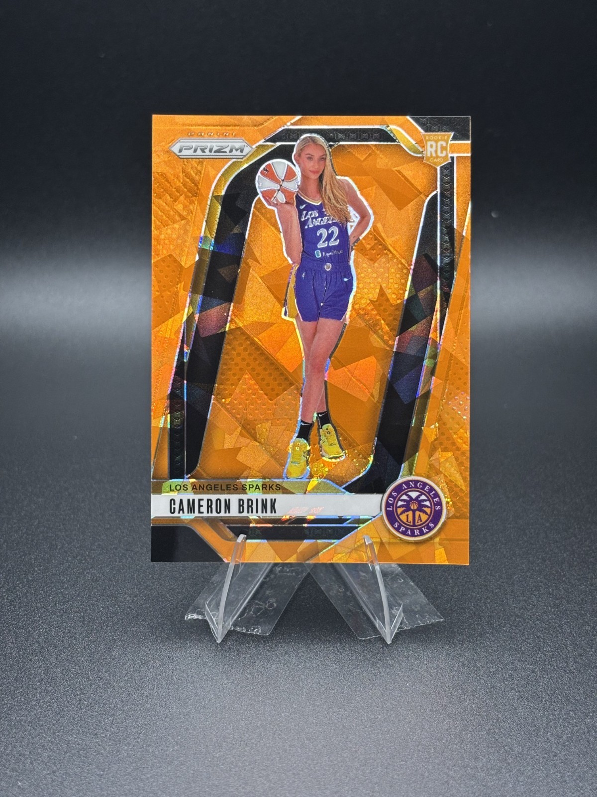 2024 Prizm WNBA Cameron Brink #143 Photo Variation Orange Ice NM RC 