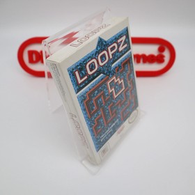 NES Nintendo Game LOOPZ / LOOPS - NEW & Factory Sealed with Authentic H-Seam!