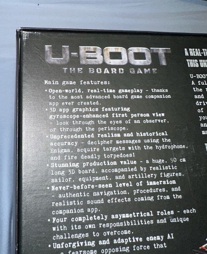Phalanx U-boot Submarine The Board Game Complete Base Game. No Expansions/Extras - Picture 22 of 22