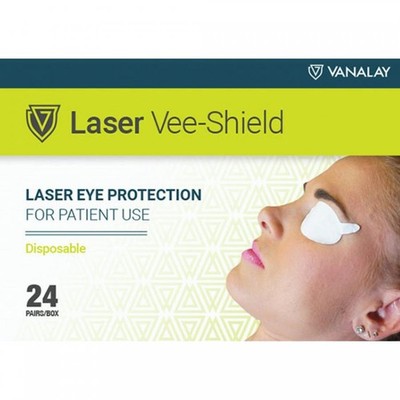 Laser Eye Protector Vee-Shield One Size Adhesive One Size Adhesive Disp., 24 Ct