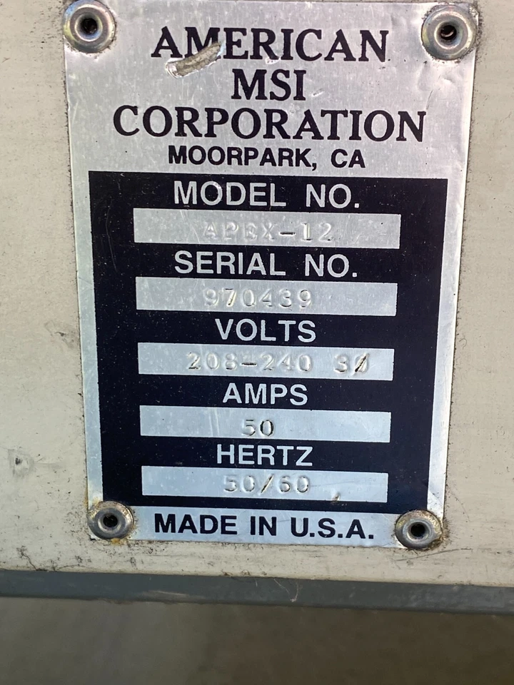 American MSI MTC-12 12 zonas Hot Runner programable Foto 3 de 3