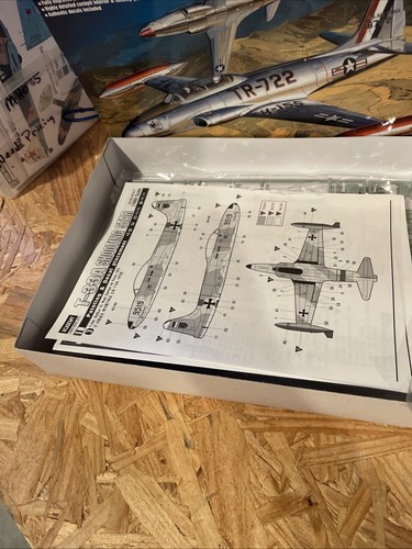 Academy T-33A Shooting Star Model Kit 2185 1/48 Opened Complete Kit US Seller - Picture 8 of 10