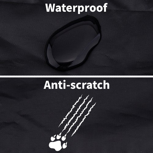 Protector de asiento trasero universal impermeable para perro mascota resistente - Imagen 4 de 11