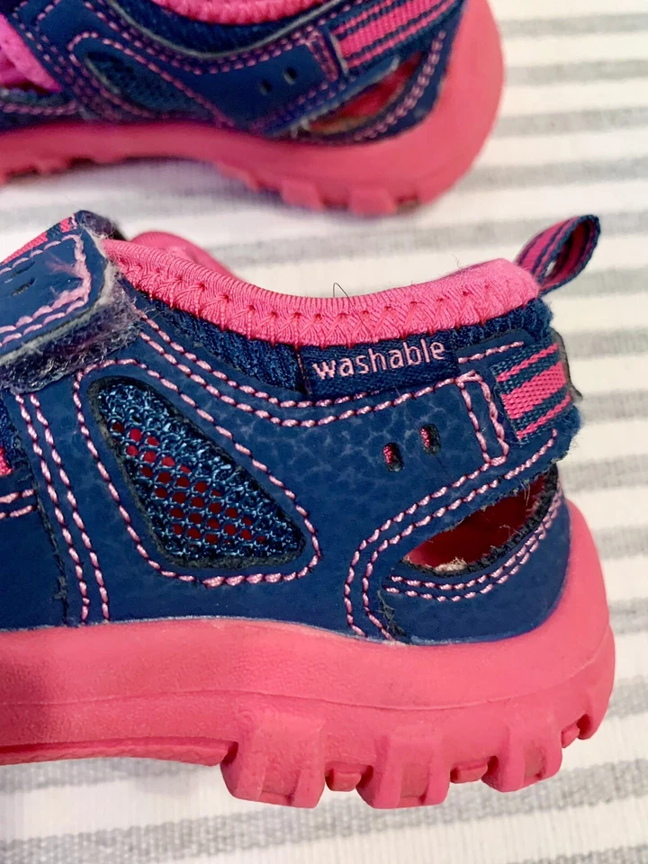 Stride Rite Niño Pequeño Niño Sandalia Zapatilla Agua Zapato Talla 10 10M Cristiana ¡Sin Encaje! Foto 4 de 4