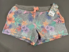 NWT Chubbies Ladies The With Our Flowers Combineds Lounge Shorts Large