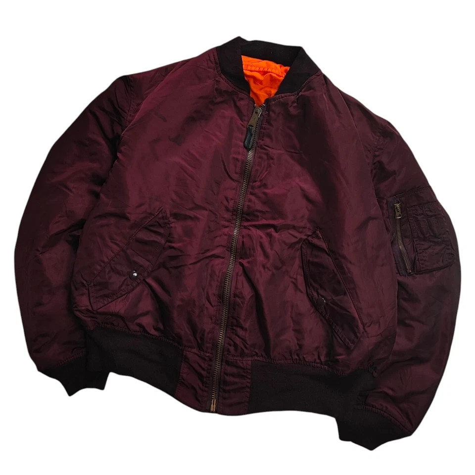 Vintage Alpha Industries MA-1 US Air Force Bomber Jacket - Image 2 of 4