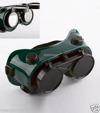 Comfortable Welding Safety Goggle Dark lens Flip Up Green filter Welder Goggles