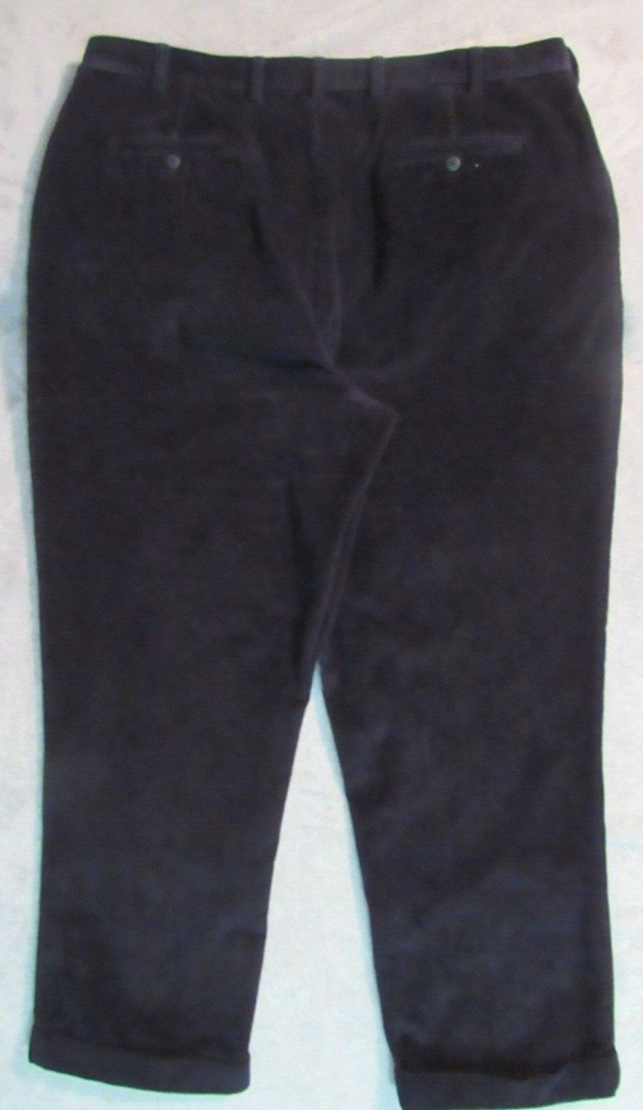 Men's Jos A Bank Dress Pants Corduroys Size 42 X 30 Cotton Dark Navy