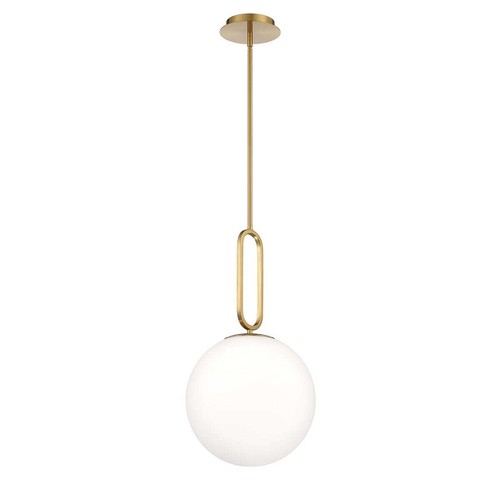 Gold One Light Pendant from the Prospect Collection