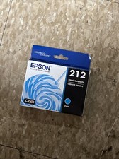 2024 Genuine OEM Epson 212 Standard Capacity Cyan Ink Cartridge T212220-S SEALED