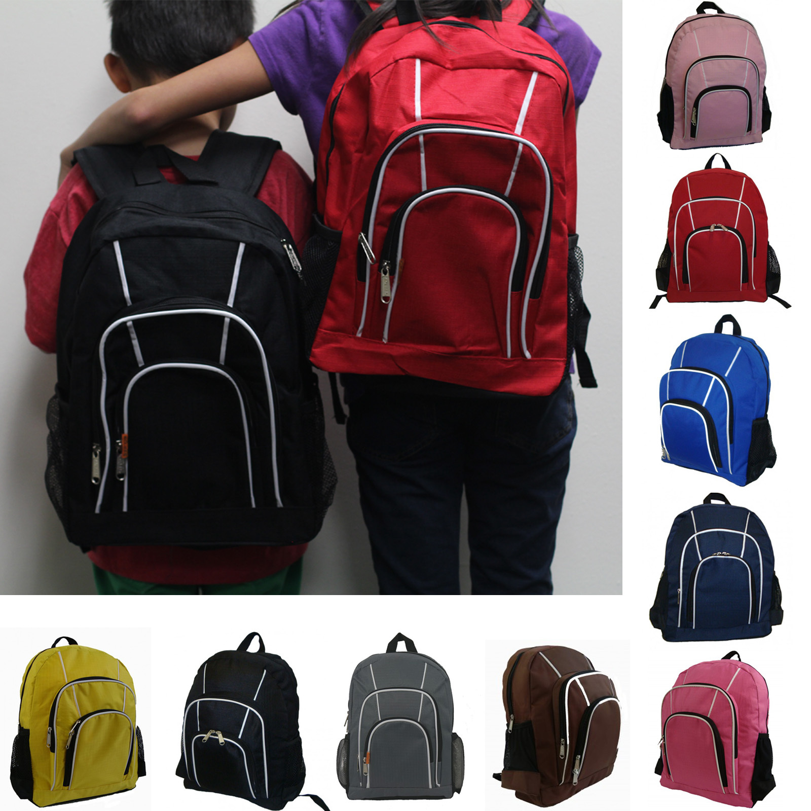 red boys backpack