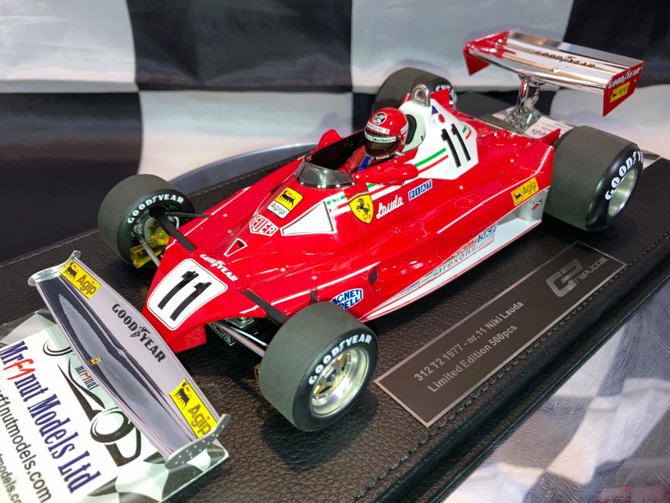 1:18 GP Repliken GPR 014AN Niki Lauda Ferrari 312 T2 #11 Weltmeister 1977 - Bild 3 von 4