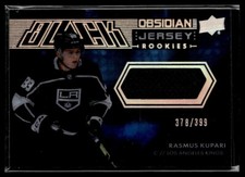2021-22 SPx UD Black Obsidian Rookie Jersey Rasmus Kupari 378/399 Los Angeles