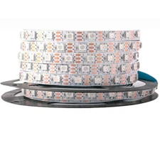 1M-5M WS2812B LED Strip 5050 RGB 30/60/144LEDs/M IC Individual Addressable DC 5V