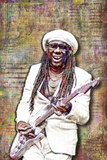 Nile Rodgers Pop Art 16x20in Poster, Nile Rodgers CHIC Art Poster Free Shipping