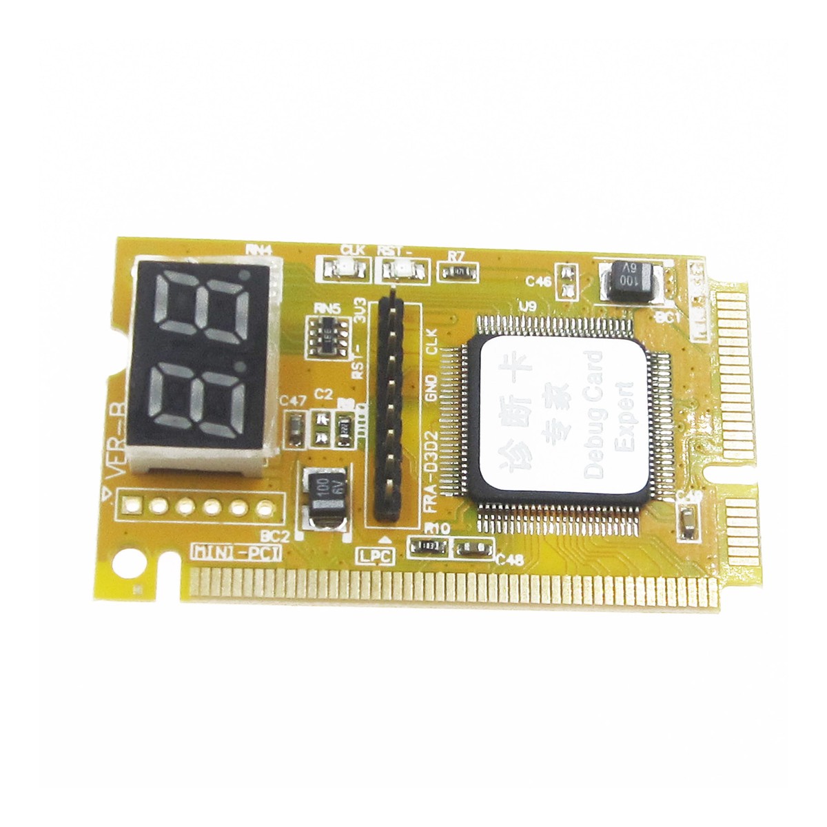 2/4 Ziffer 3 In1 PCI PCI-E PC Analyzer Analyse Diagnose USB Karte Post Card Aus