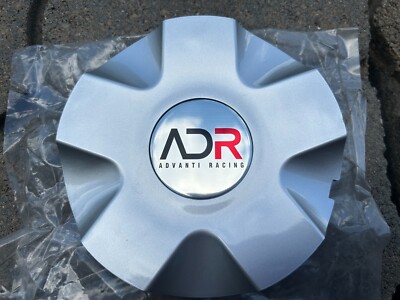 ADR ADVANTI RACING CUSTOM WHEEL CENTER CAP SILVER FINISH 004 BRAND NEW