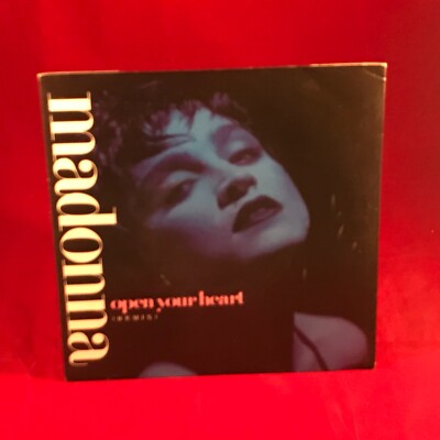 MADONNA Open Your Heart 1986 UK 7'' vinyl single original 45 Lucky Star B