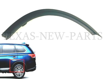 Fits 2014-2020 Mitsubishi Outlander Left Rear Flare Arch Wheel Molding LH Side