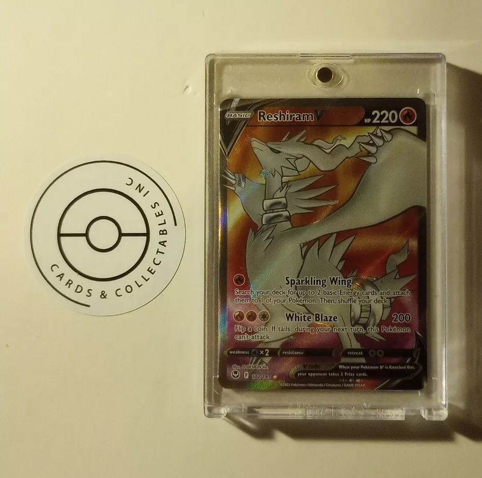 Pokémon TCG Reshiram V (Full Art) Silver Tempest 172/195 Holo Ultra Rare