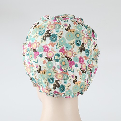 Womens/Mens Florals Printed Cap Scrub Hat/Cap Head Wear Adjustable Accessories - Picture 48 of 660