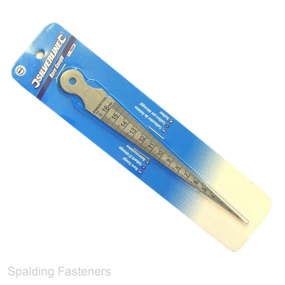 Silverline Bore Gauge 1 To 15mm - Metric & Imperial