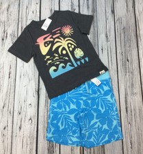 baby gap boys 5 / 5T Beach Waves shirt Tropical shorts outfit. Nwt