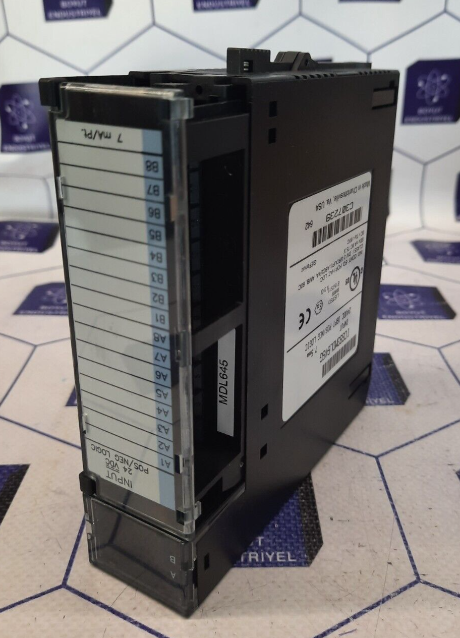 GE FANUC IC693MDL645G INPUT 24VDC 16PT POS/NEG LOGIC | eBay