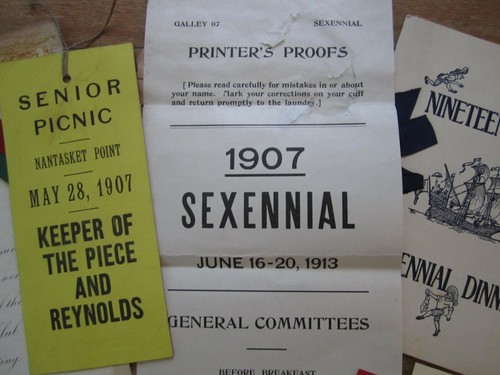 Excelente colección de papel de Harvard incluyendo boleto de béisbol de 1907, c. 1905-1910! - Imagen 3 de 6