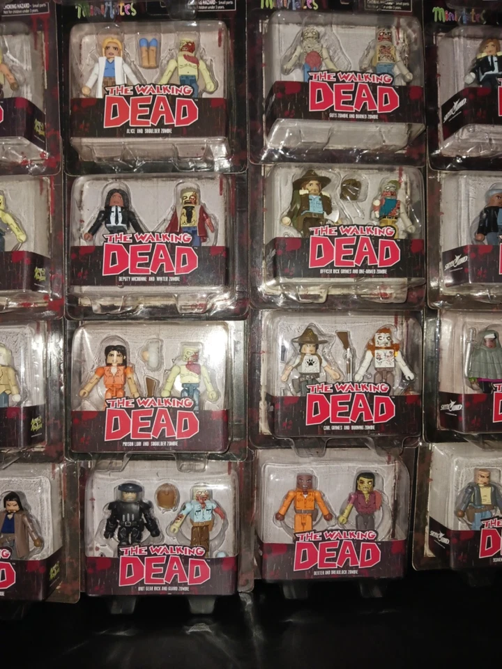 the walking dead minimates lote de 30 precintados con exclusivas px y sdcc Foto 4 de 4