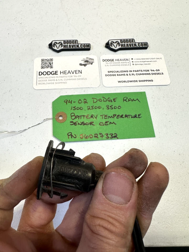 Dodge Ram 1500 2500 3500 1994-2002 OEM sensor de temperatura de batería 56027332 Foto 4 de 4