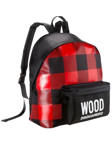 DSQUARED2 WOOD Red & Black Backpack Fragrance Promotion GWP NWT | eBay