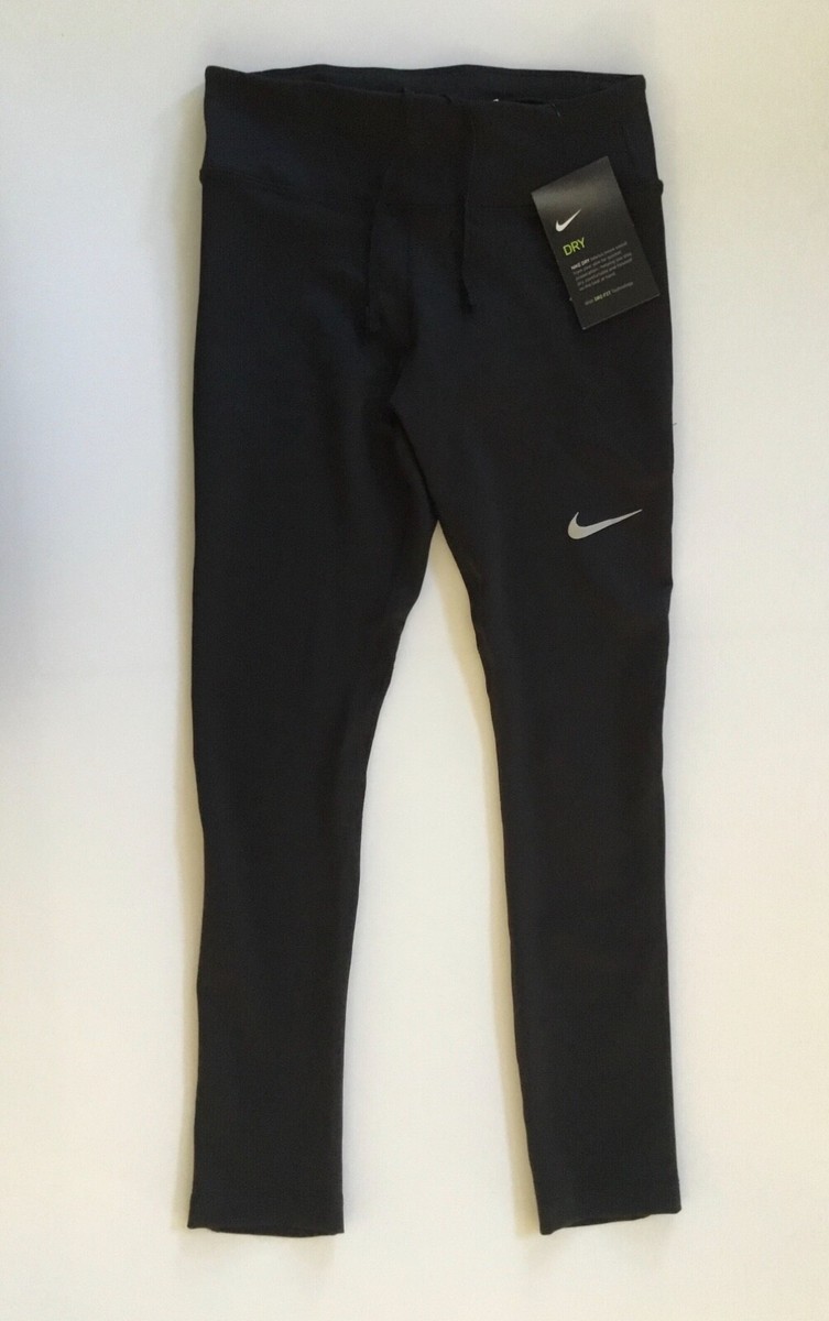 Nike Women Running Leggings with MESH panel Zip Pocket DB4380