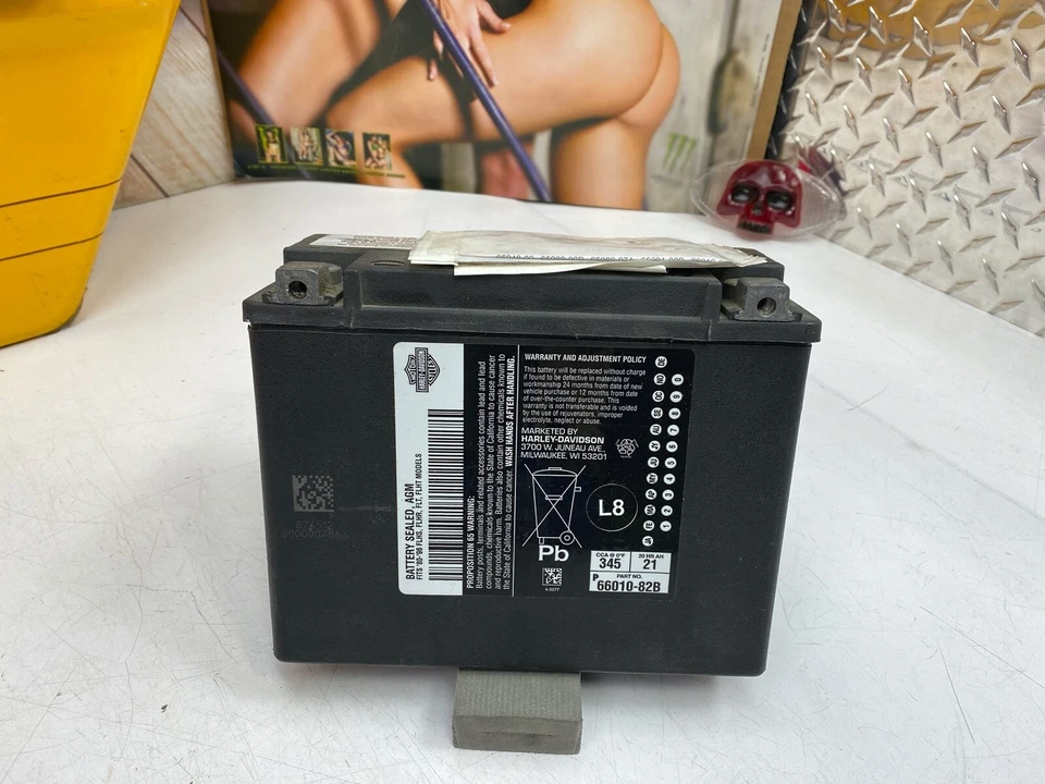 🔥Batería AGM genuina Harley 80-96 Touring OEM🔥 Foto 3 de 4